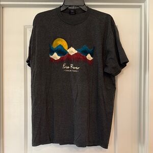 Men's Gray Graphic T-Shirt